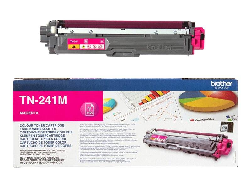 Brother Toner TN-241M Original Magenta 1400 Seiten TN241M