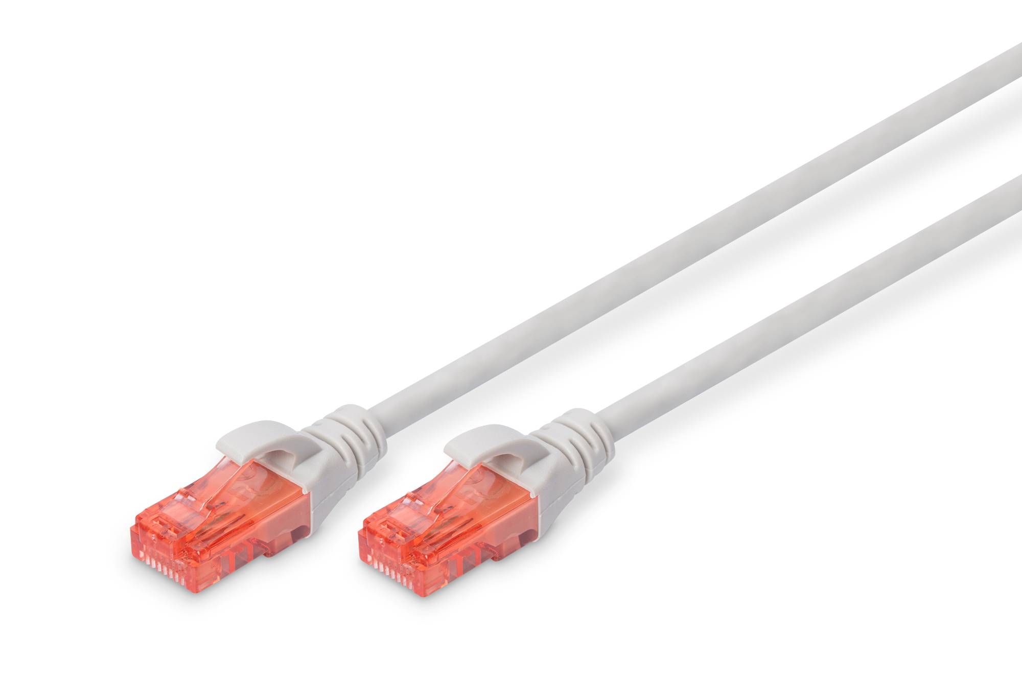 Digitus DK-1612-030 RJ45 Netzwerkkabel, Patchkabel CAT 6 U/UTP 3.00 m Grau verdrillte Paare 1 St.