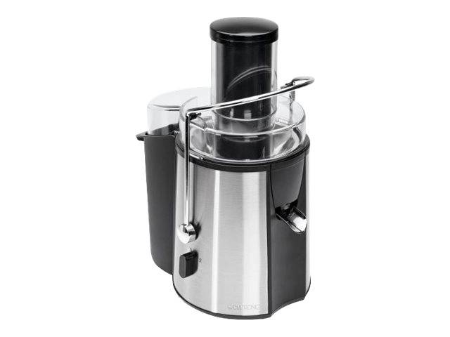 Clatronic Entsafter AE 3532 1000 W Edelstahl direkter Saftauslauf