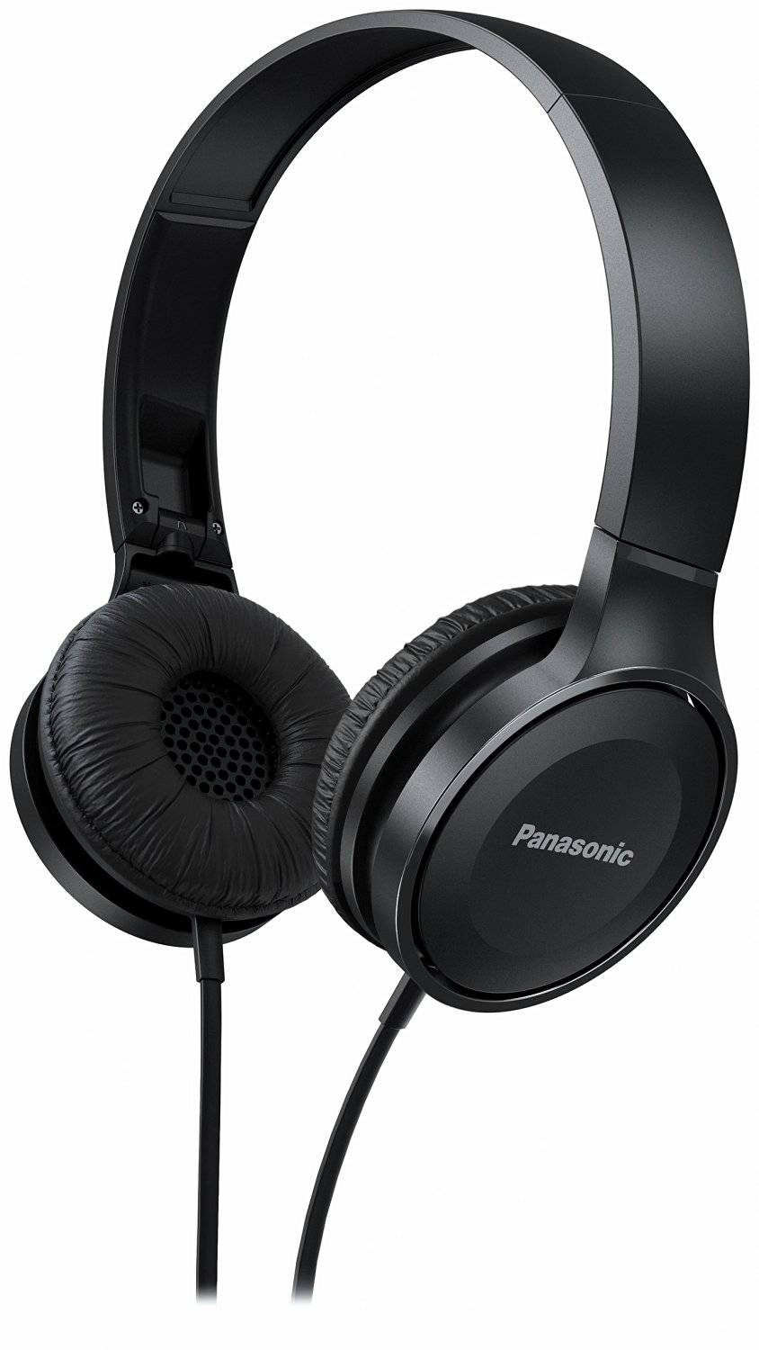 Panasonic RP-HF100ME On Ear Kopfhörer kabelgebunden Schwarz Faltbar, Headset