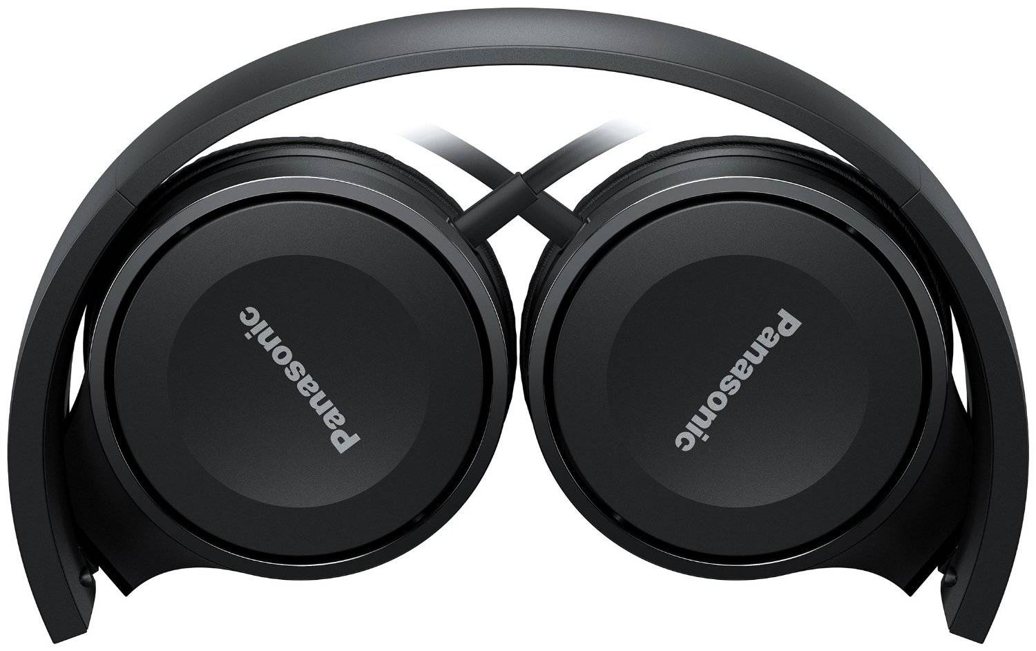 Panasonic RP-HF100ME On Ear Kopfhörer kabelgebunden Schwarz Faltbar, Headset
