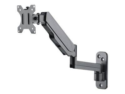Manhattan 461610 1fach Monitor-Wandhalterung 43,2 cm (17") - 81,3 cm (32") Schwarz Drehbar, Höhenverstellbar, Neigbar, Schwenkbar