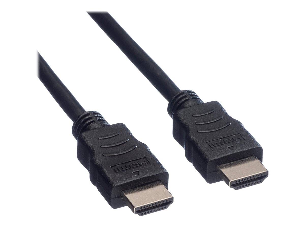 VALUE HDMI High Speed Kabel mit Ethernet, schwarz, 5 m