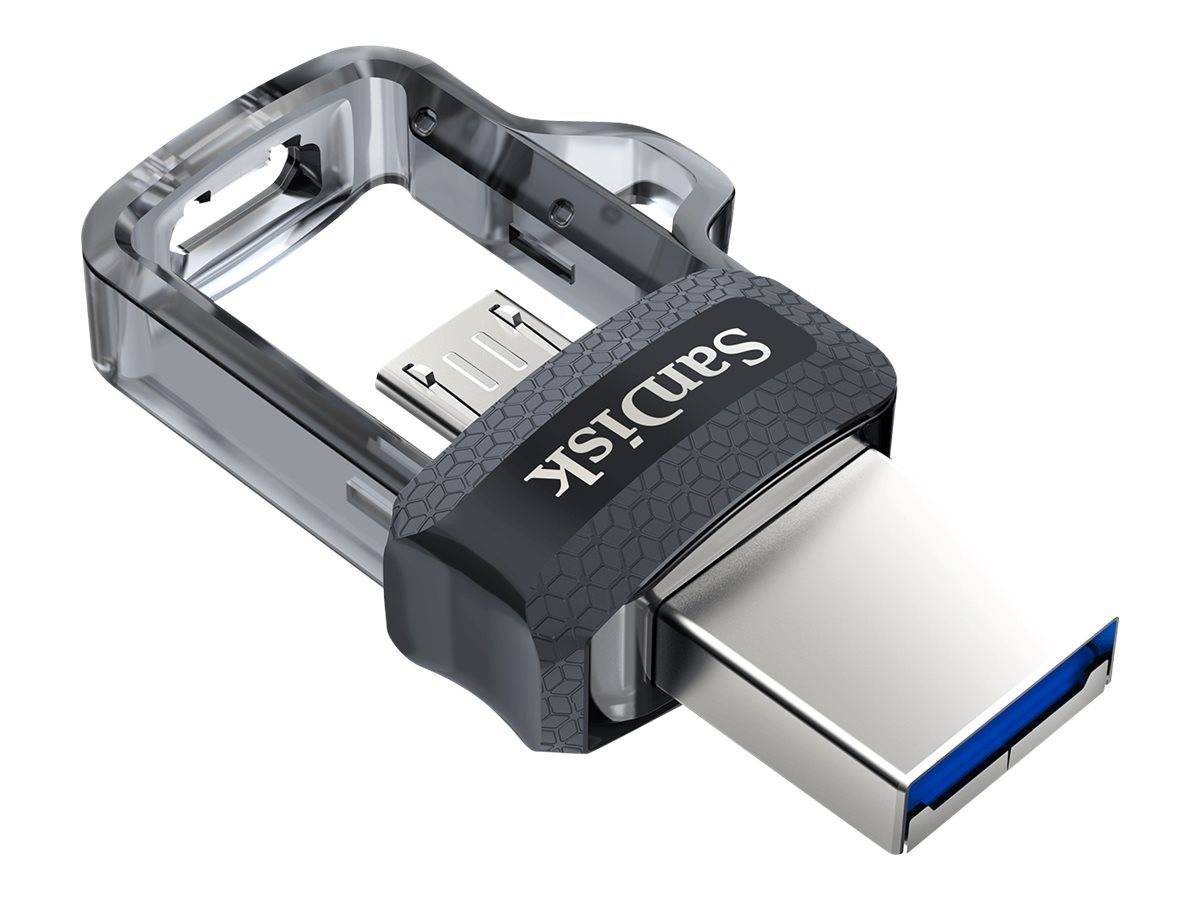 SanDisk Ultra® Dual Drive m3.0 USB-Zusatzspeicher Smartphone/Tablet 256 GB Micro USB (OTG), USB 3.2 Gen 1 (USB 3.0)