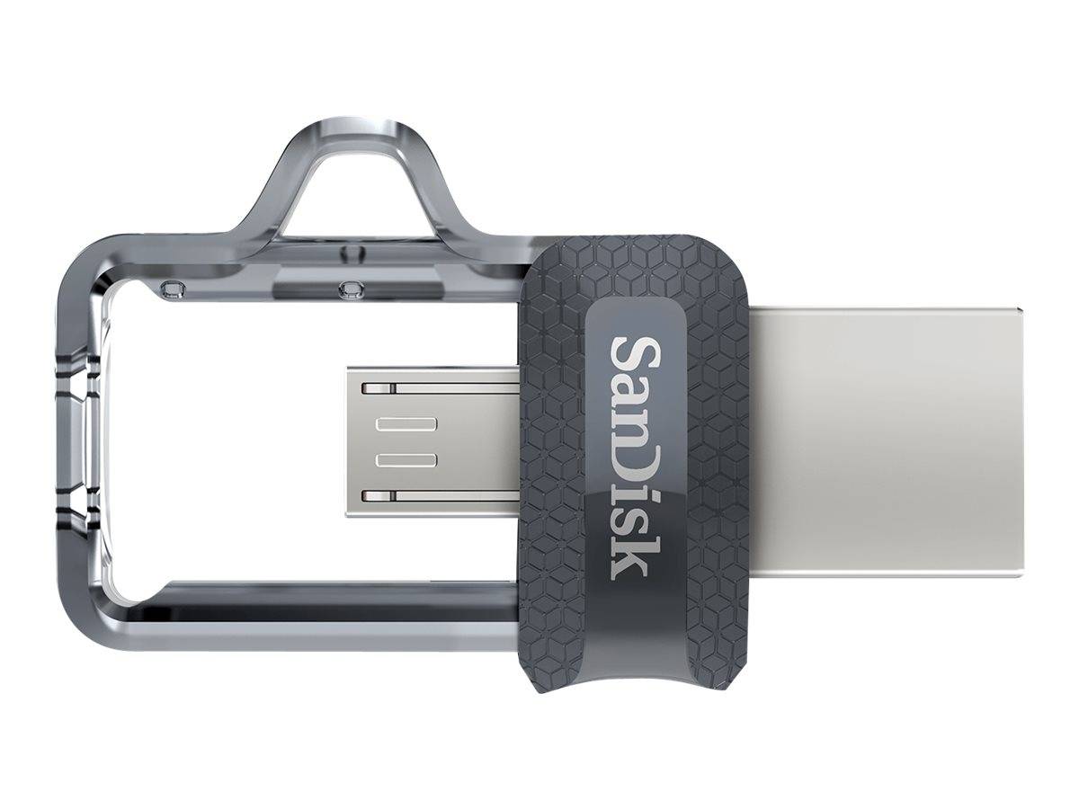 SanDisk Ultra® Dual Drive m3.0 USB-Zusatzspeicher Smartphone/Tablet 256 GB Micro USB (OTG), USB 3.2 Gen 1 (USB 3.0)