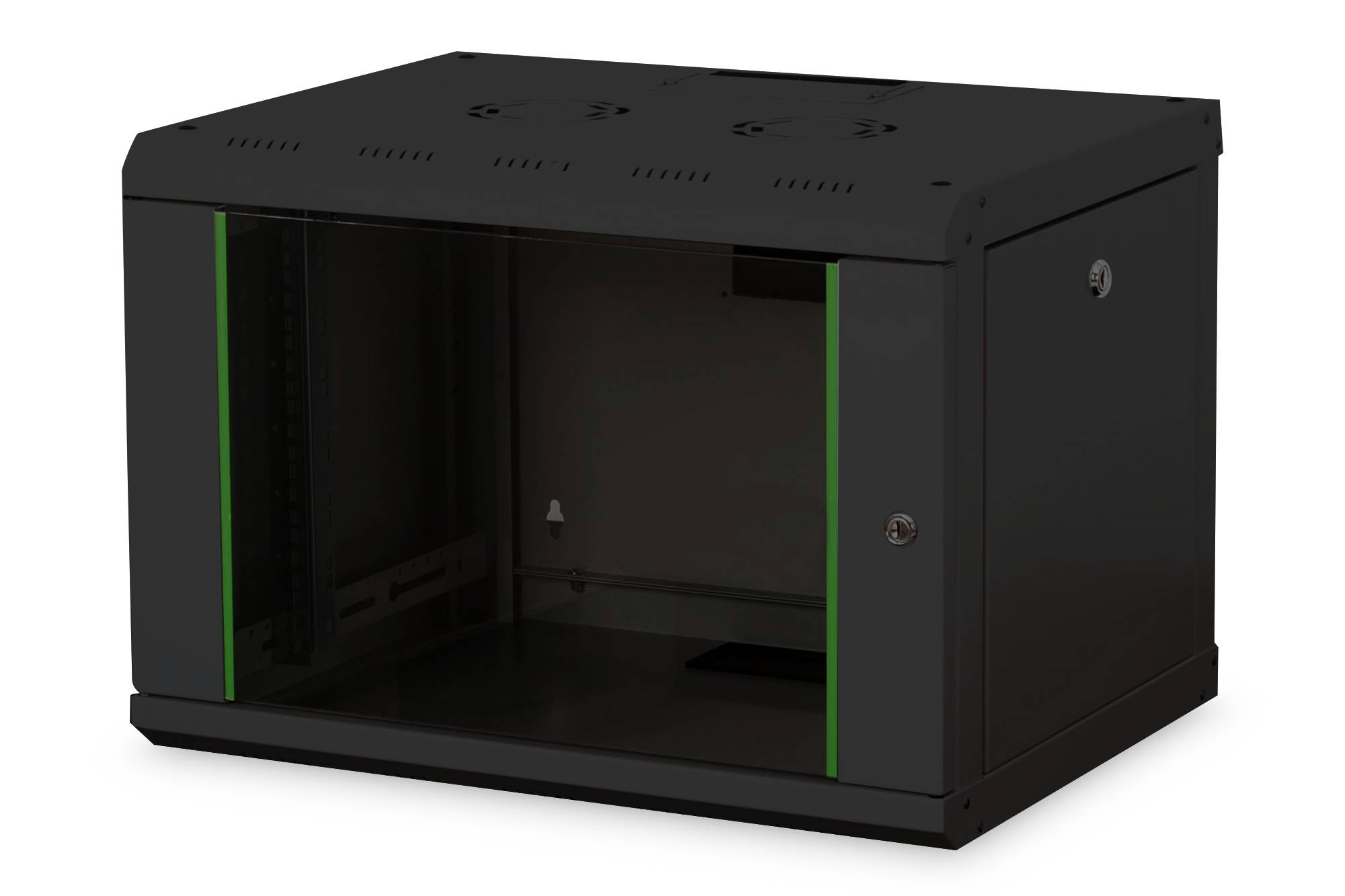 Digitus DN-19 07-U-SW 19 Zoll Wandgehäuse (B x H x T) 600 x 420 x 450 mm 7 HE Schwarz (RAL 9005)