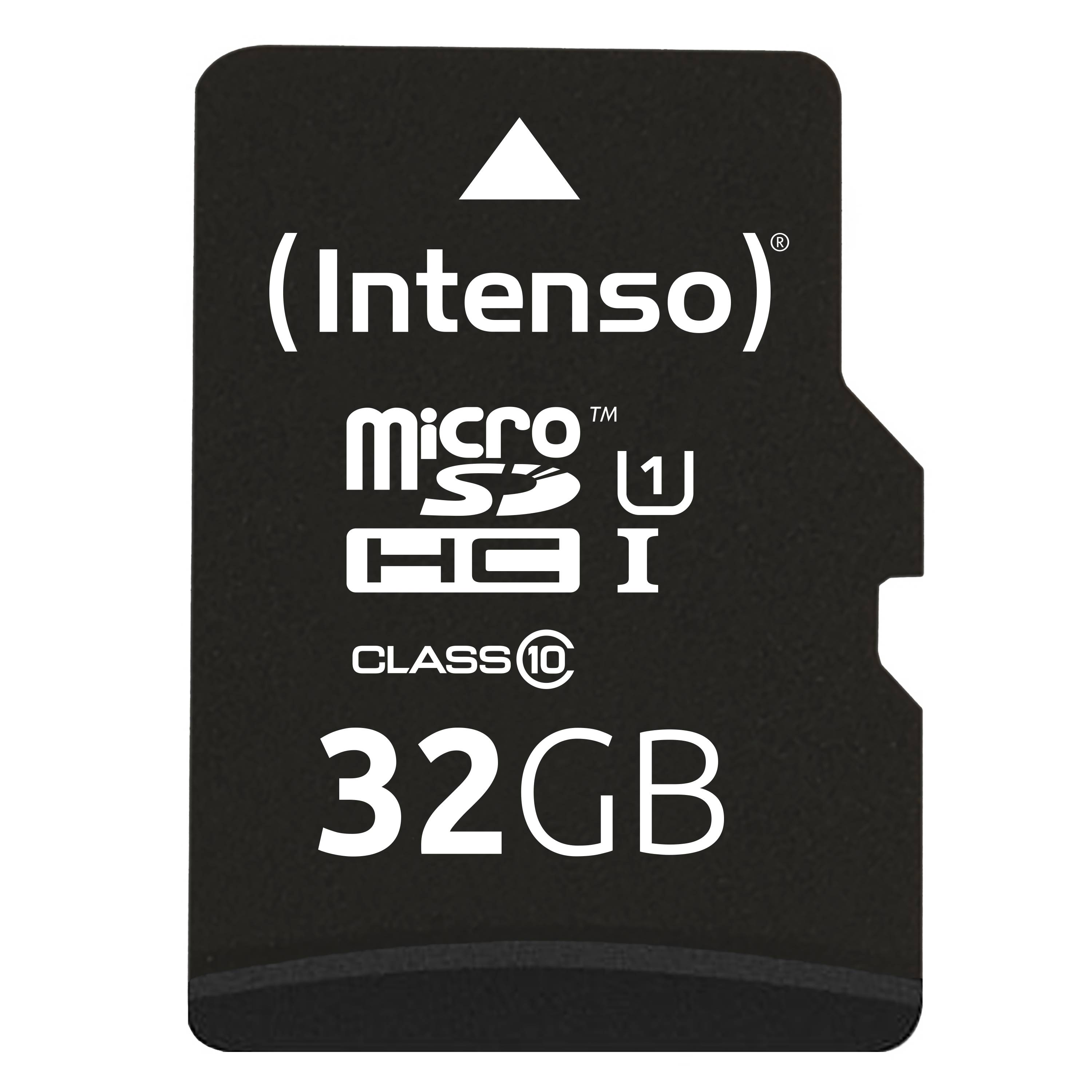 Intenso Premium microSDHC-Karte 32 GB Class 10, UHS-I inkl. SD-Adapter