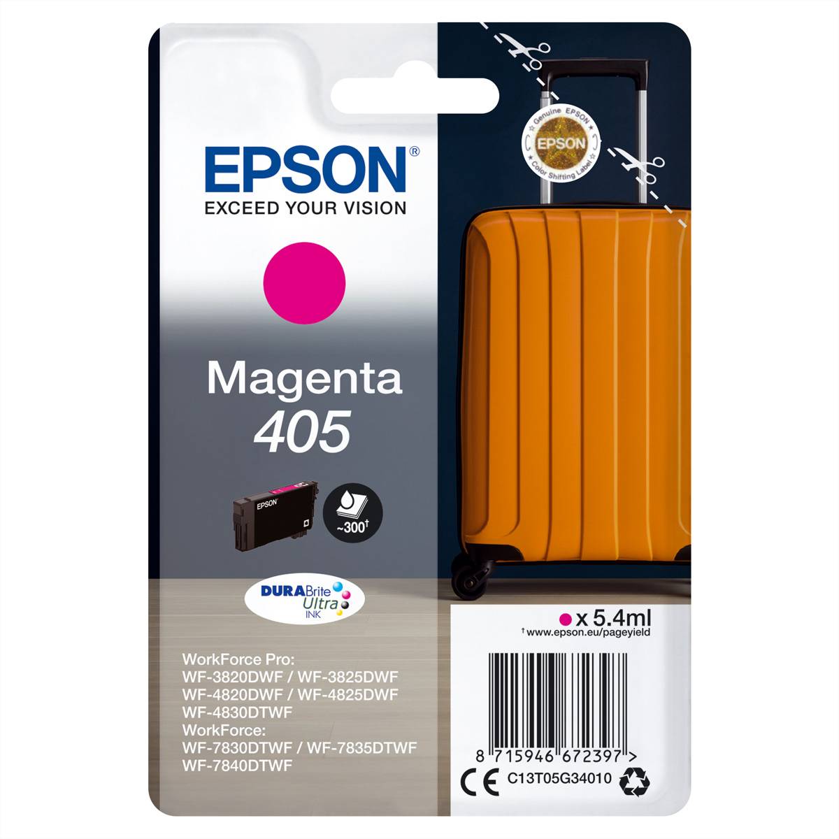 Epson Druckerpatrone T05G3, 405 Original Magenta C13T05G34010