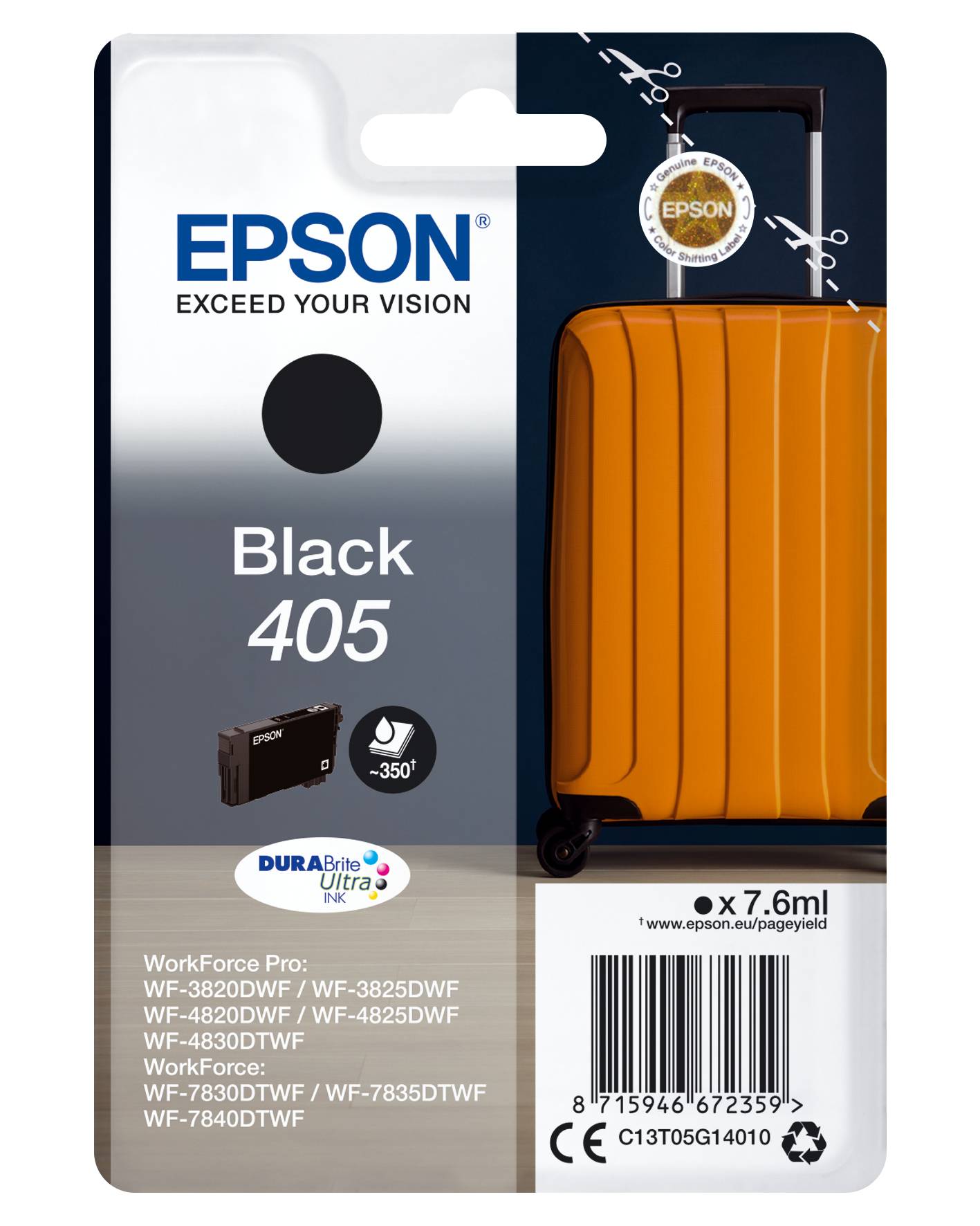 Epson Druckerpatrone T05G1, 405 Original Schwarz C13T05G14010