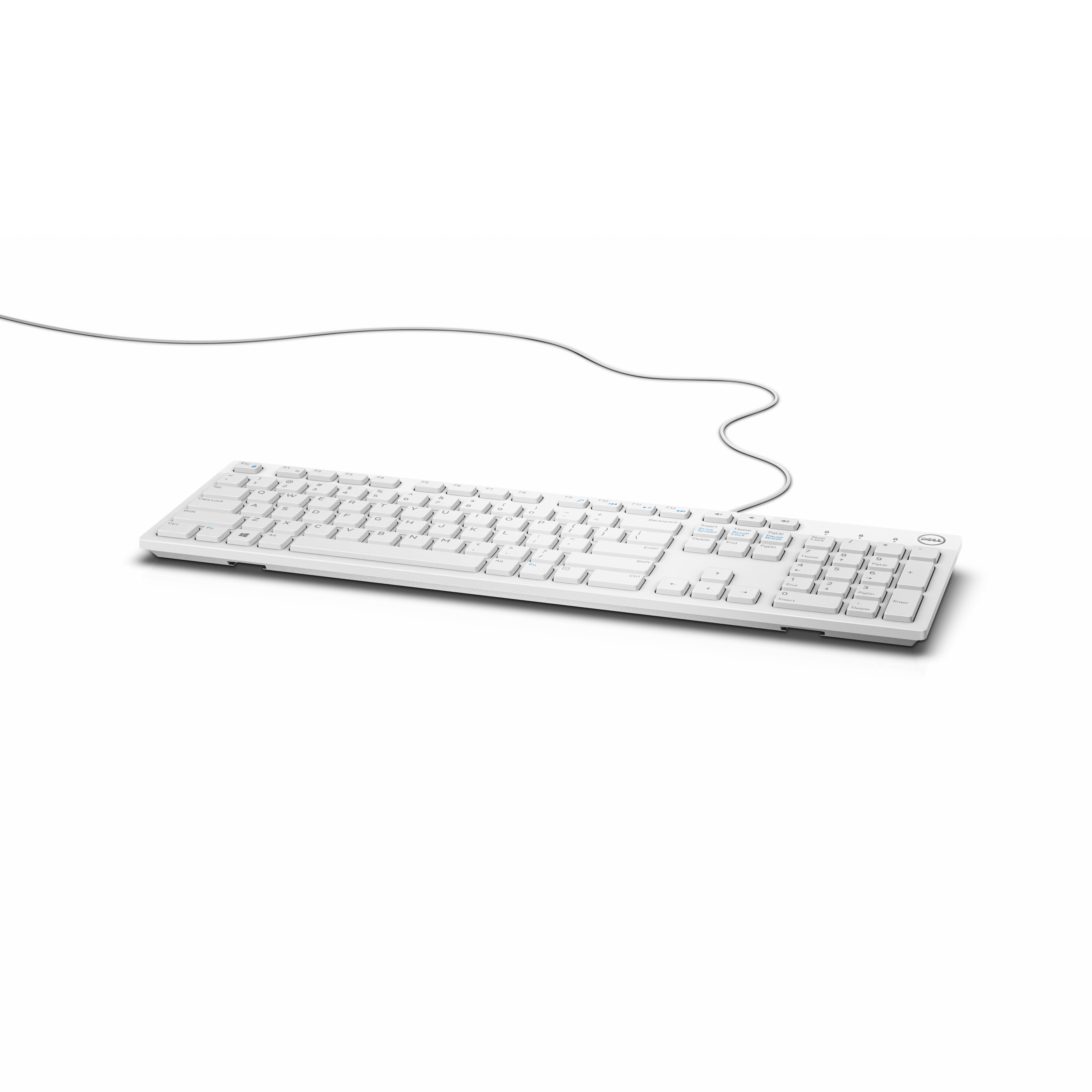 Dell KB216 USB Tastatur Deutsch, QWERTZ Weiß