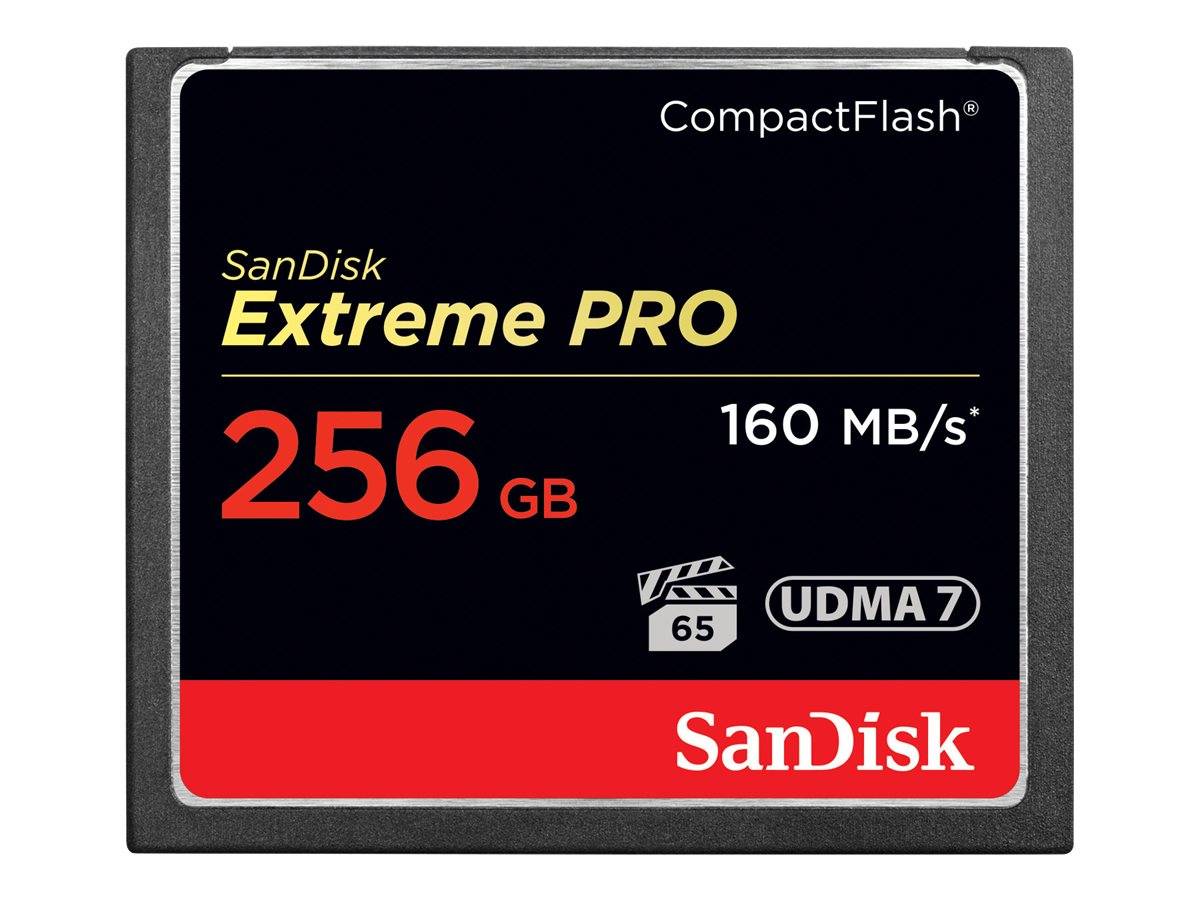 SD CompactFlash Card 256GB SanDisk Extreme Pro