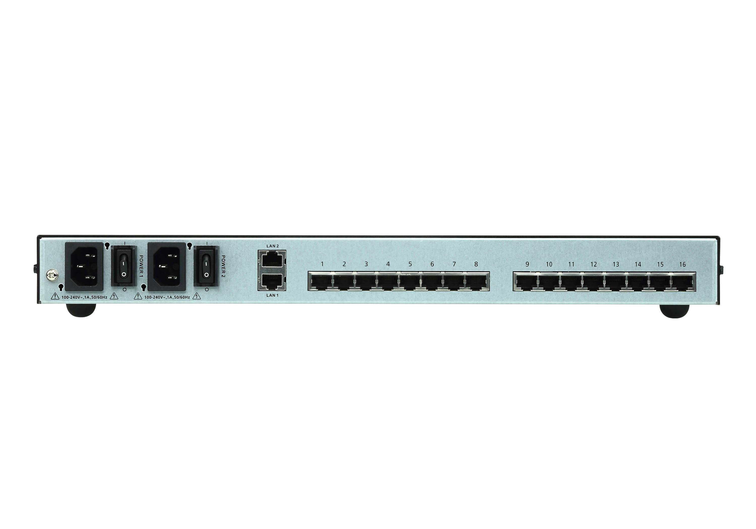 ATEN SN0116CO 16-Port Serieller Konsolen Server mit Dual-Strom/LAN