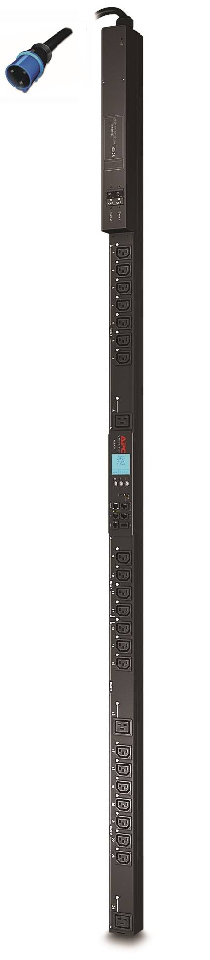 APC Rack PDU 2G Metered Plus ZeroU 32A AP8653 Rack-Stromverteilung