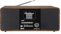 Imperial DABMAN i200 V2 Internet Tischradio DAB+, UKW, Internet AUX, USB, DLNA, LAN, Internetradio Holz