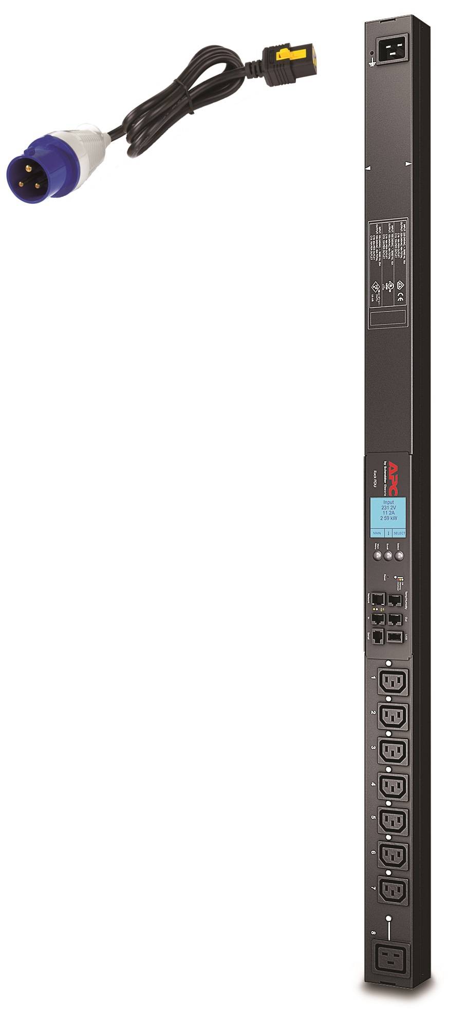 APC Rack PDU 2G Switched ZeroU 16A 230V AP8958EU3 Rack-Stromverteilung