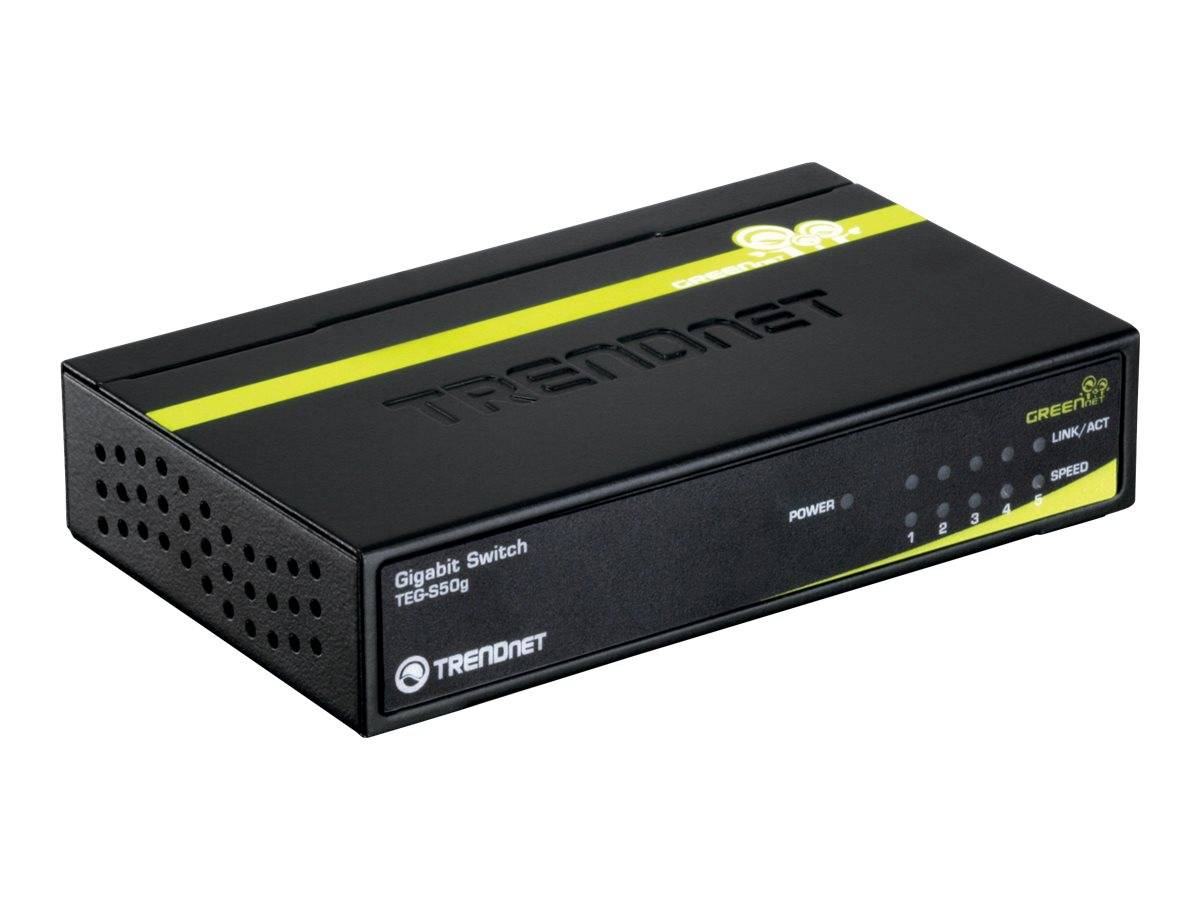 TRENDnet TEG S50G - Switch - 5 x 10/100/1000