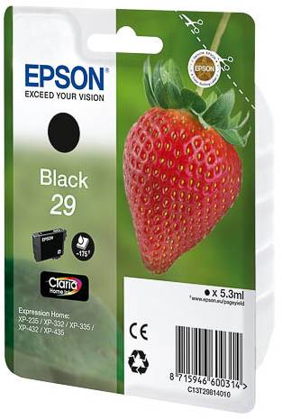 Epson 29 - 5.3 ml - Schwarz - Original - Tintenpatrone - für Expression Home XP-