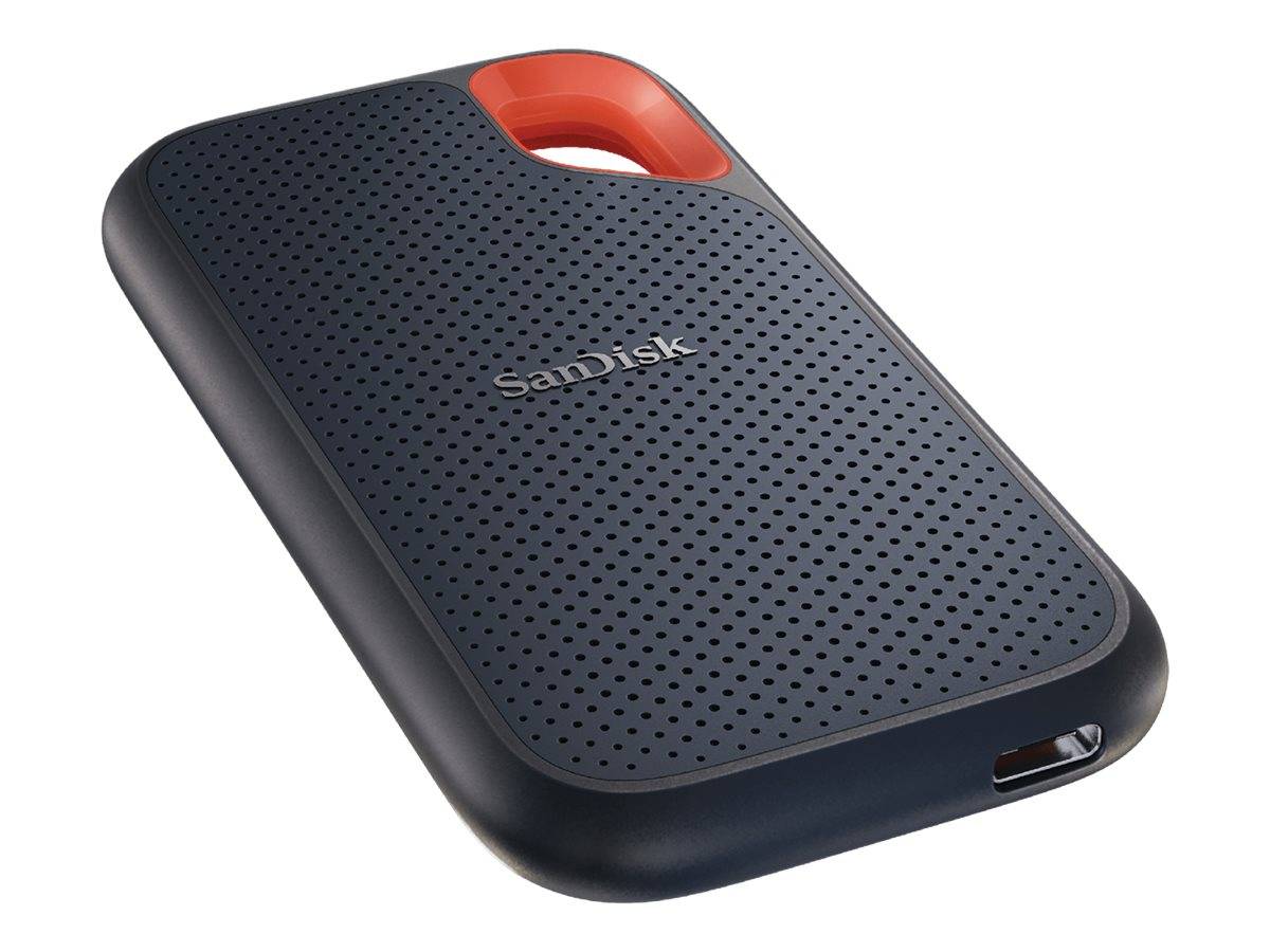 SanDisk Extreme® Portable 4TB Externe SSD-Festplatte 6.35cm (2.5 Zoll) USB-A (USB 3.2 Gen 2) Schwarz, Orange SDSSDE61-4T00-G25