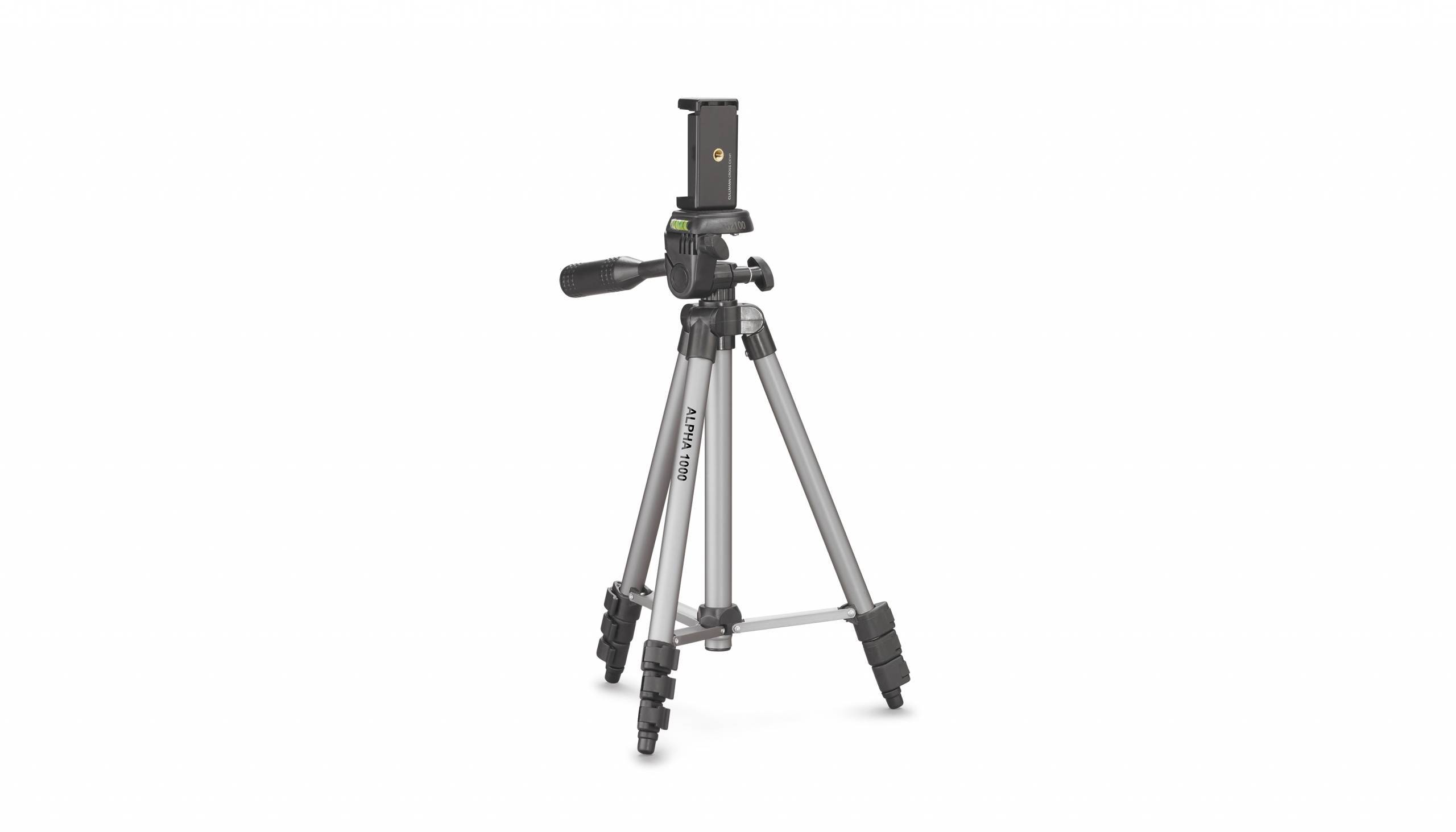 Cullmann Ministativ Arbeitshöhe=106cm (max) Silber, Schwarz Wasserwaage
