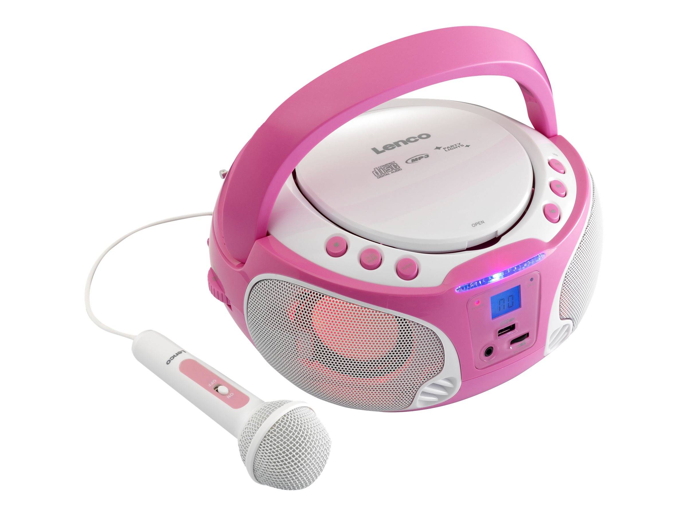 Lenco SCD-650 - Ghettoblaster - pink