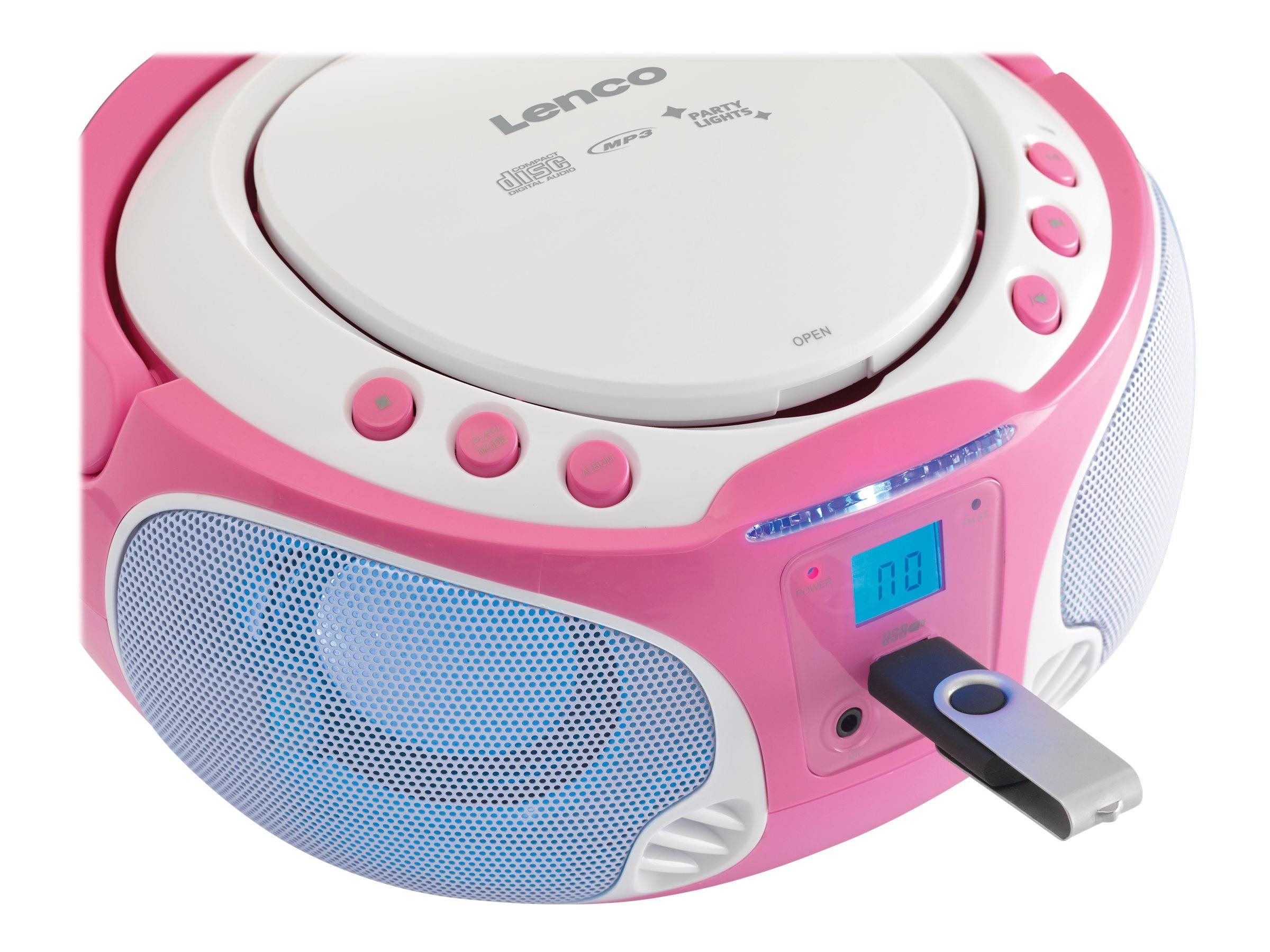 Lenco SCD-650 - Ghettoblaster - pink