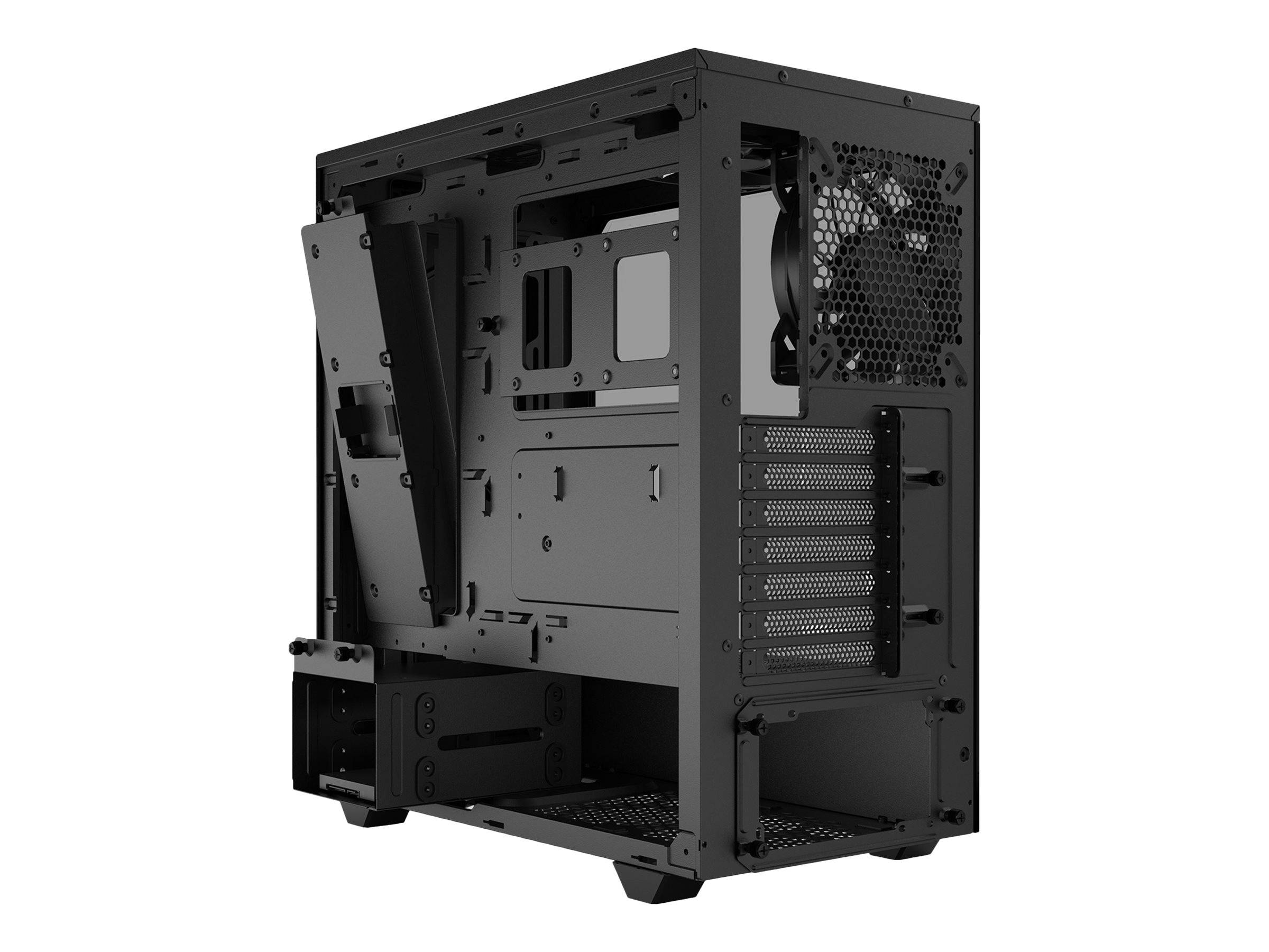BeQuiet PURE BASE 500DX Midi-Tower PC-Gehäuse Schwarz 3 vorinstallierte Lüfter, Integrierte Beleuchtung, Seitenfenster