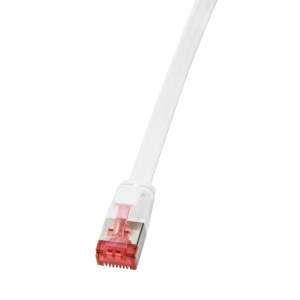 LogiLink CF2101S RJ45 Netzwerkkabel, Patchkabel CAT 6 U/FTP 15.00 m Weiß vergoldete Steckkontakte 1 St.