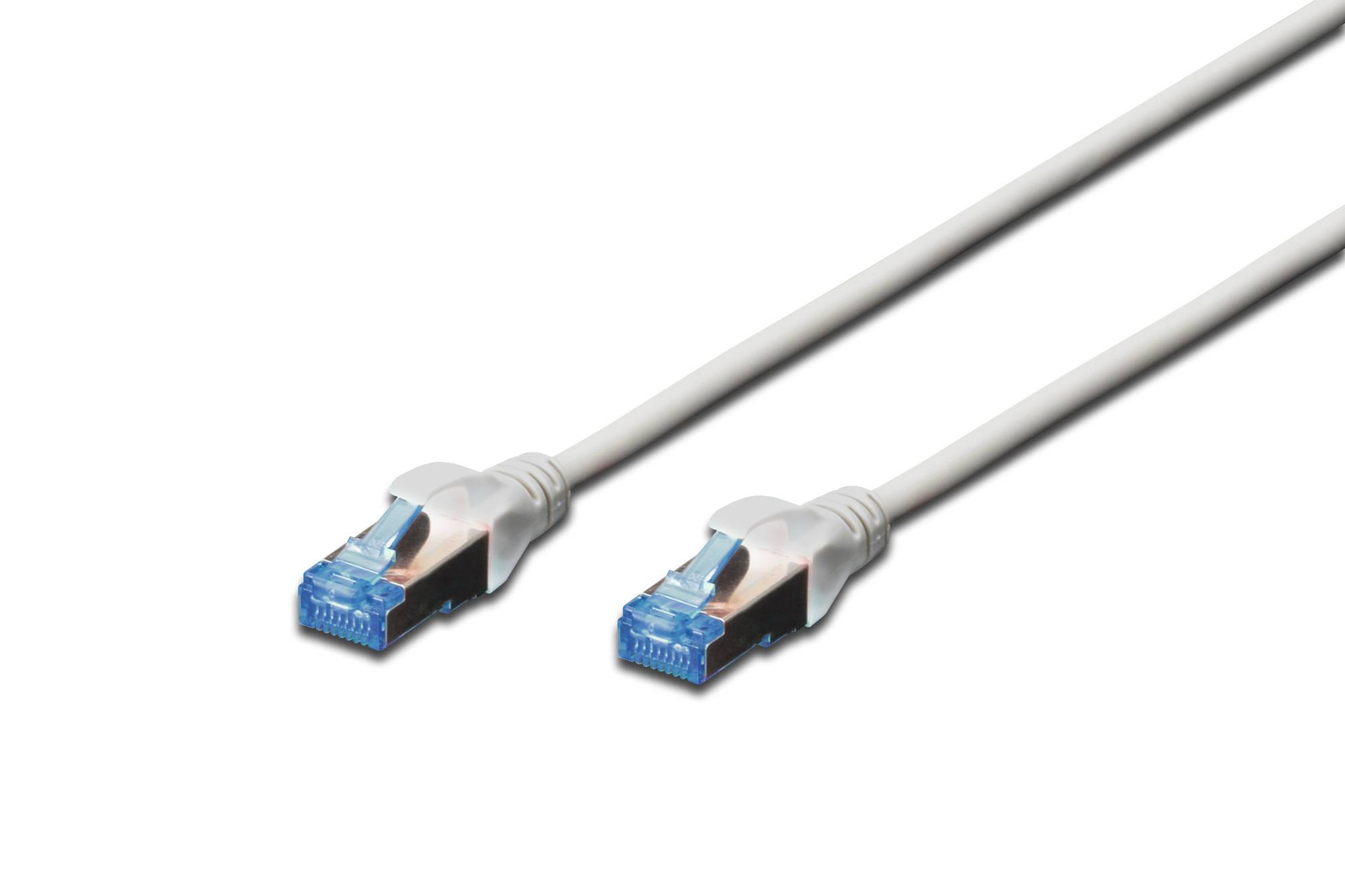 Digitus DK-1522-100 RJ45 Netzwerkkabel, Patchkabel CAT 5e F/UTP 10.00 m Grau verdrillte Paare 1 St.
