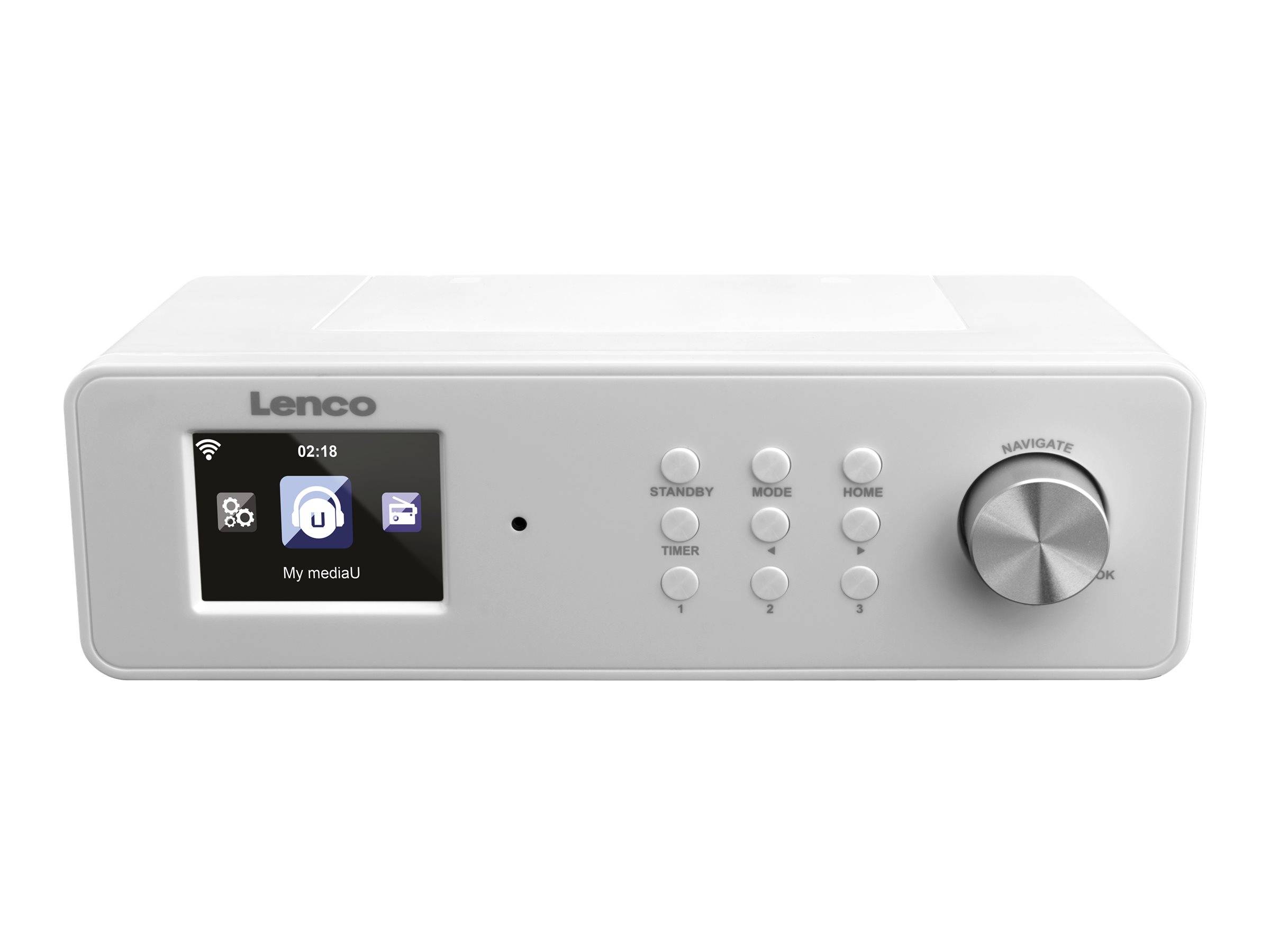 Lenco KCR-2014 - Netzwerk-Audio-Player - 4 Watt (Gesamt)