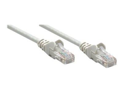 Intellinet 737067 RJ45 Netzwerkkabel, Patchkabel CAT 6a S/FTP 20.00 m Grau Folienschirm, Geflechtschirm, Halogenfrei 1 St.