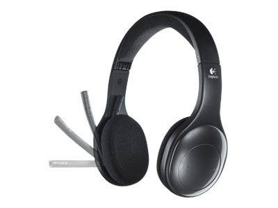 Logitech H800 Computer On Ear Headset Bluetooth® Stereo Schwarz Mikrofon-Rauschunterdrückung, Noise Cancelling Lautstärkeregelung, Mikrofon-Stumms