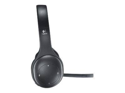 Logitech H800 Computer On Ear Headset Bluetooth® Stereo Schwarz Mikrofon-Rauschunterdrückung, Noise Cancelling Lautstärkeregelung, Mikrofon-Stumms