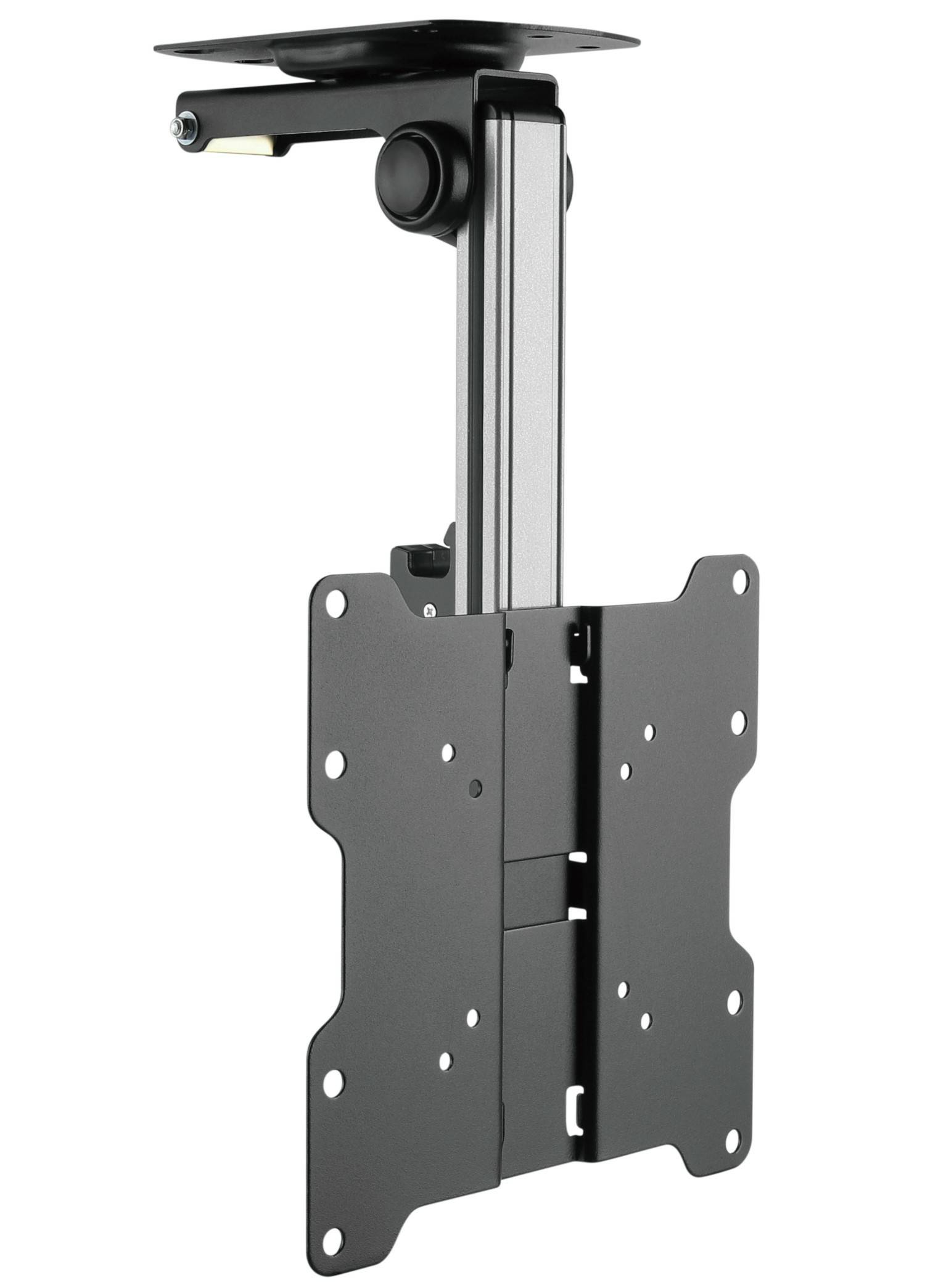 TECHly - Befestigungskit (Deckenhalterung) - für LCD TV - Stahl - Schwarz, Silber - Bildschirmgröße: 43.2-94 cm (17"-37"