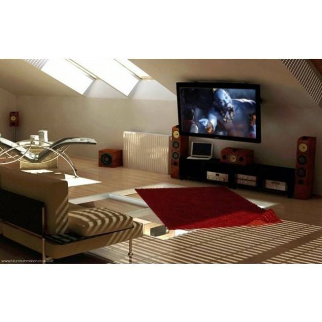 TECHly - Befestigungskit (Deckenhalterung) - für LCD TV - Stahl - Schwarz, Silber - Bildschirmgröße: 43.2-94 cm (17"-37"