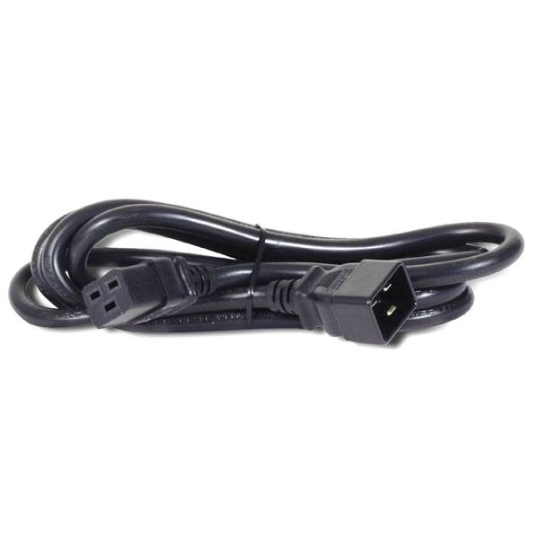 ROLINE Netzkabel Stecker C20 - Buchse C19, schwarz, 3 m