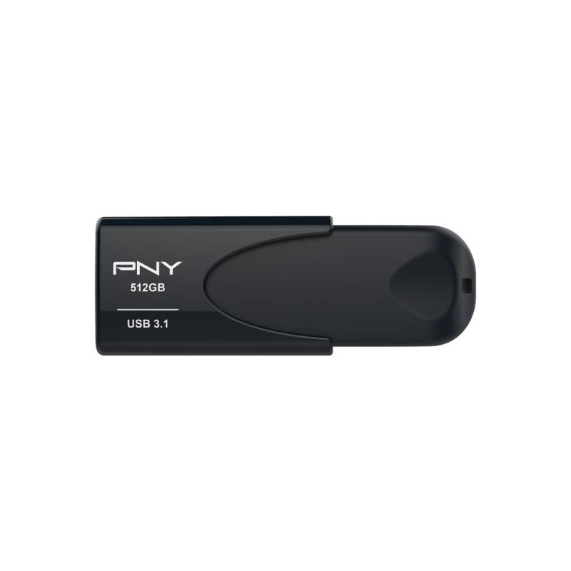 PNY Attaché 4 3.1 USB-Stick 512 GB Schwarz FD512ATT431KK-EF USB-A (USB 3.2 Gen 2)