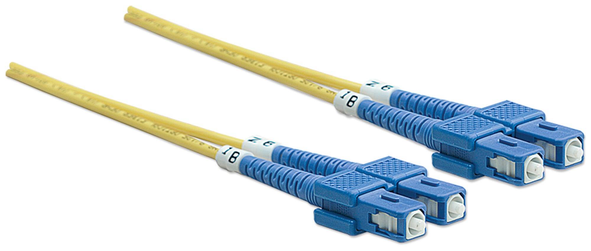 Intellinet 470636 Glasfaser LWL Anschlusskabel [1x SC-Stecker - 1x SC-Stecker] 9/125 µ Singlemode OS2 5.00 m