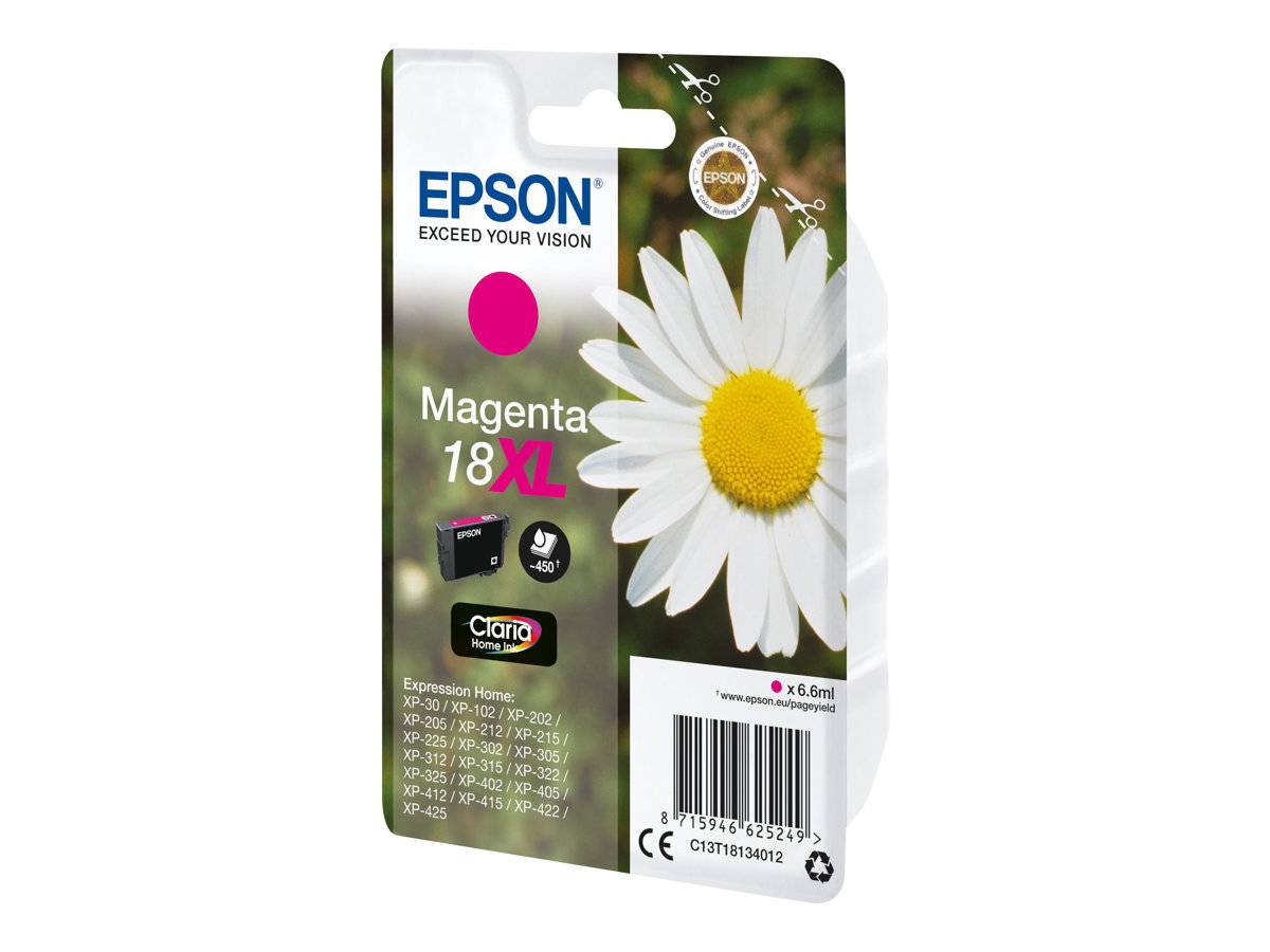 Epson Druckerpatrone T1813, 18XL Original Magenta C13T18134012