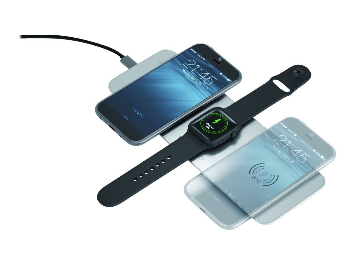 Terratec ChargeAIR All induktive Ladestation mit Schnellladefunktion Grün