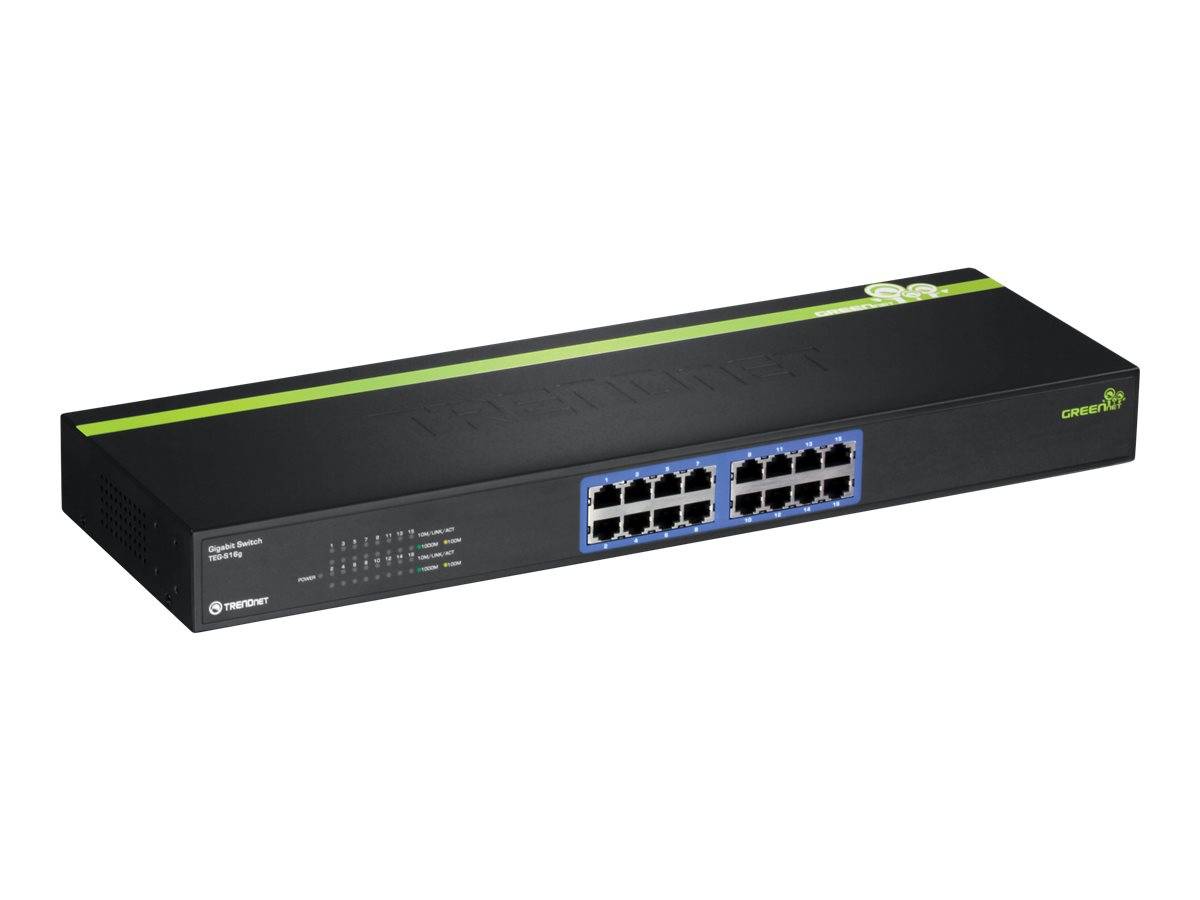 TRENDnet TEG S16g - Switch - 16 x 10/100/1000