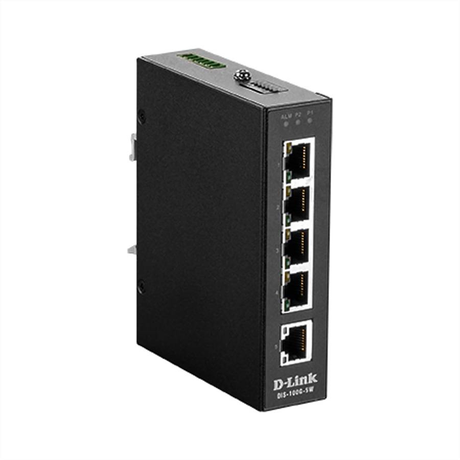 D-Link DIS-100G-5W Netzwerk Switch RJ45 5 Port