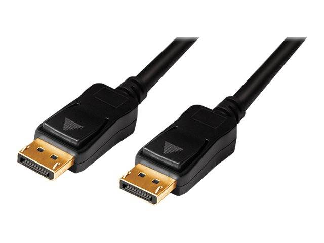 LogiLink DisplayPort Anschlusskabel DisplayPort Stecker, DisplayPort Stecker 15.00 m Schwarz CV0113 DisplayPort-Kabel