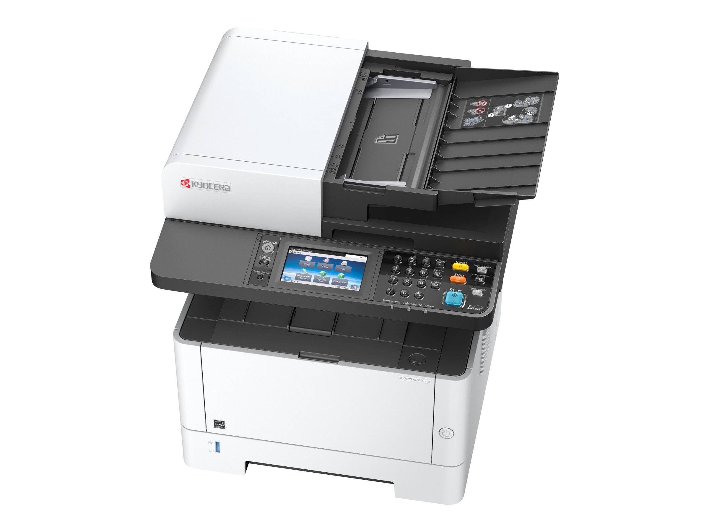 Kyocera ECOSYS M2640idw Multifunktionsdrucker Laser Schwarz-Weiß A4 Drucker, Scanner, Kopierer, Fax LAN, WLAN, Duplex, Duplex-ADF