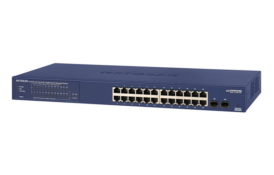NETGEAR GS724TP-200EUS Netzwerk Switch 24 Port