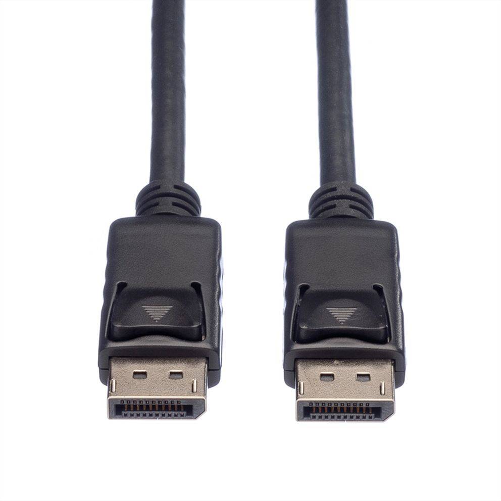 Roline DisplayPort Anschlusskabel DisplayPort Stecker, DisplayPort Stecker 2.00 m Schwarz 11.04.5762 Geschirmt DisplayPort-Kabel