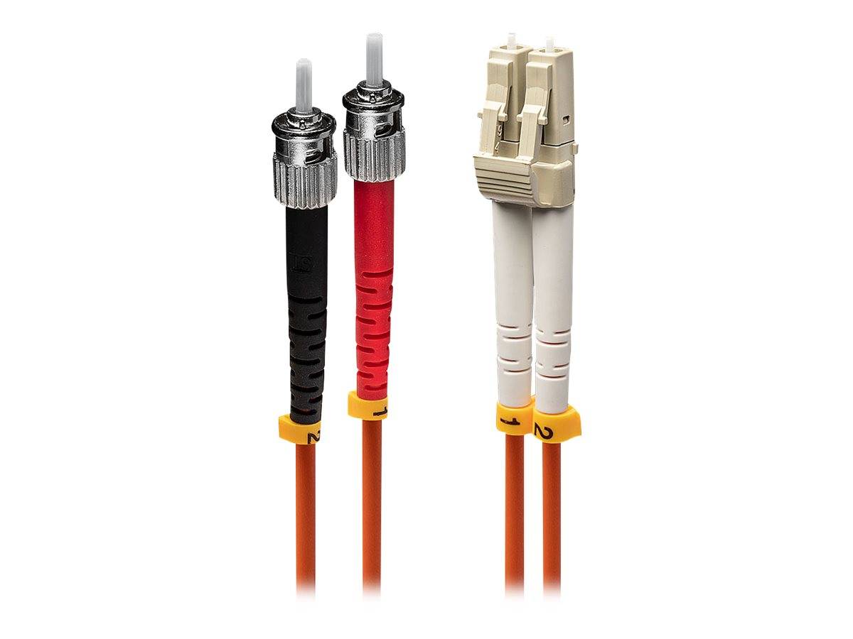 LINDY 46491 Glasfaser LWL Anschlusskabel Multimode OM2 2.00 m