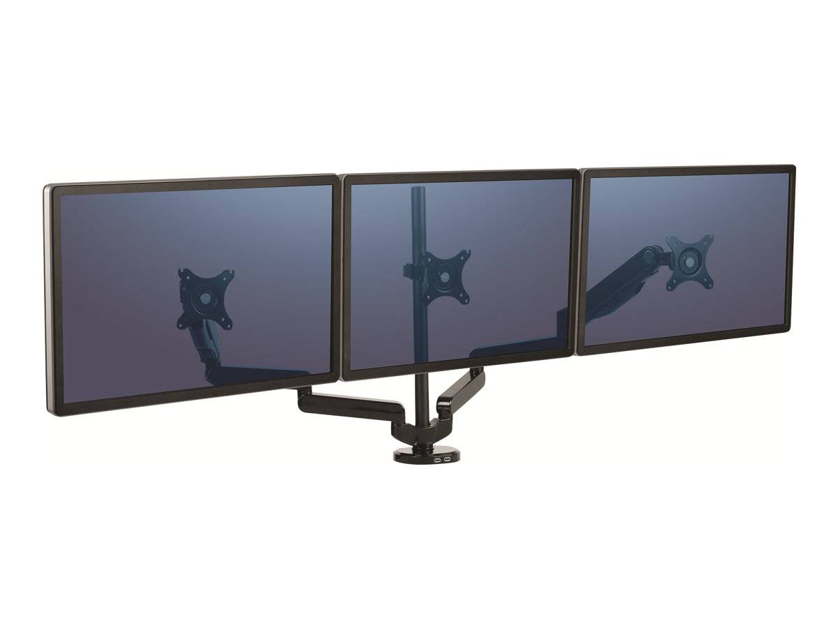 Monitorarm dreifach Platinum Series sw