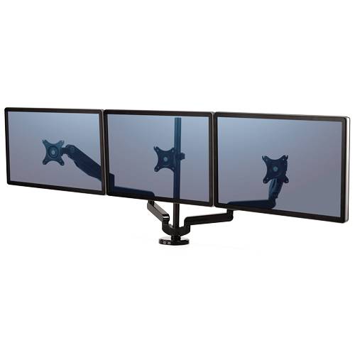 Monitorarm dreifach Platinum Series sw