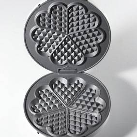 Cloer 171 - Waffeleisen - 930 W - weiß