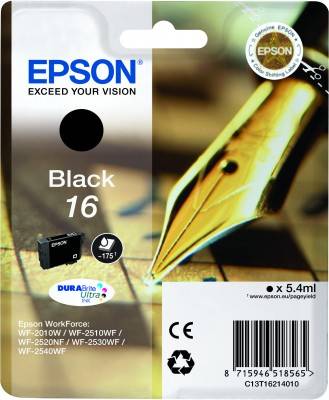 Epson 16 - 5.4 ml - Schwarz - Original - Tintenpatrone